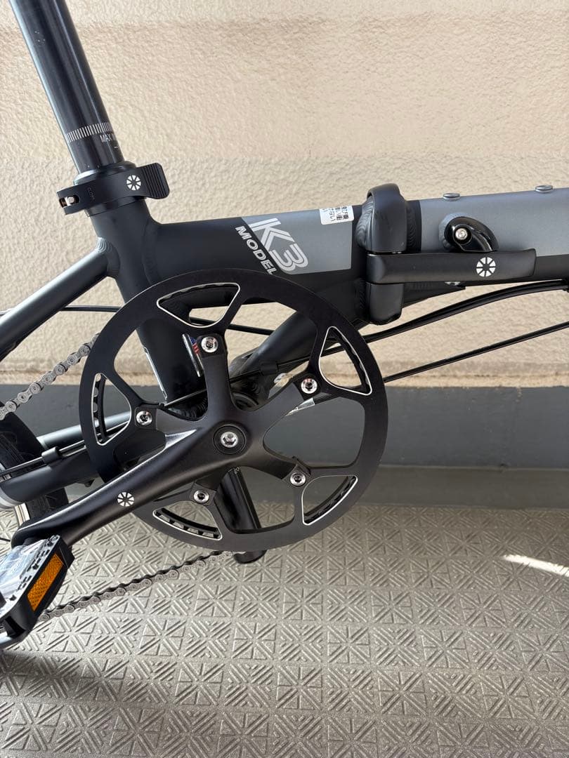 DAHON K3 折りたたみ自転車 グレー