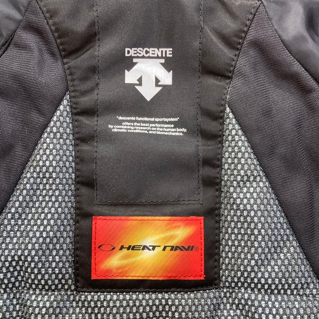 【美品】デサントdescentスキーウェアHEAT NAVIスキー Mメンズ黒
