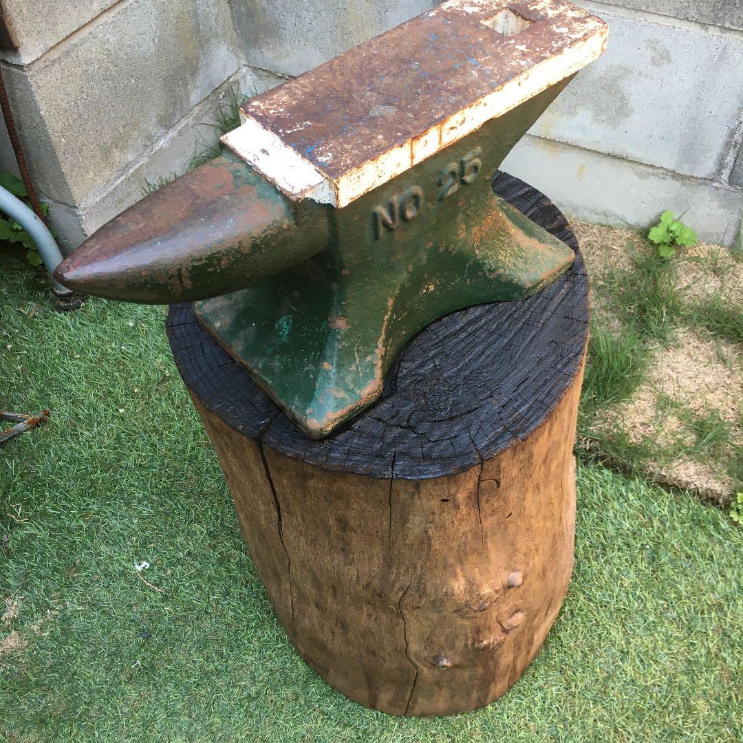 ヴィンテージアンビル台座セット