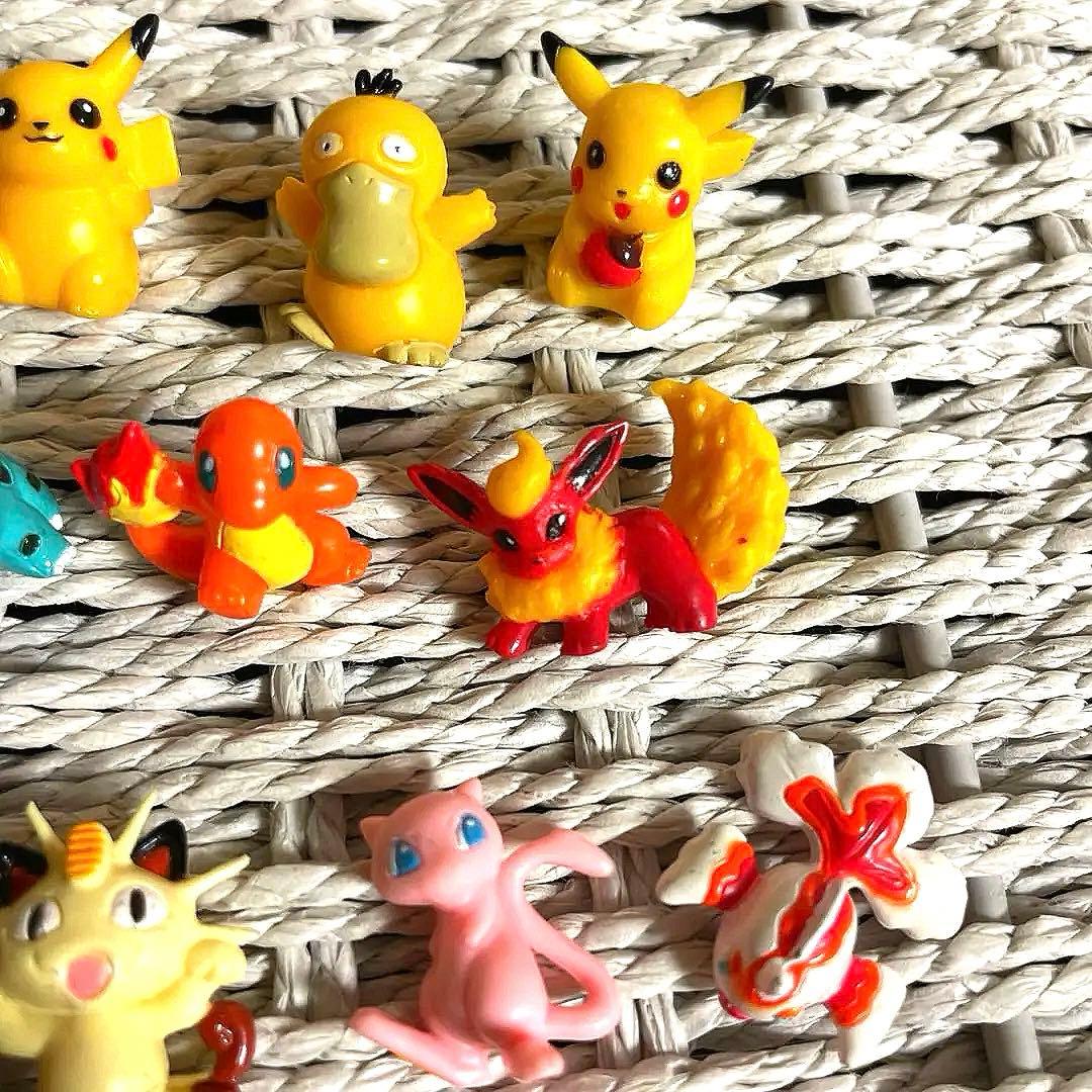 【希少・当時物】ポケモン ミニフィギュアまとめ売り｜ちびポケハウス 初期 17体