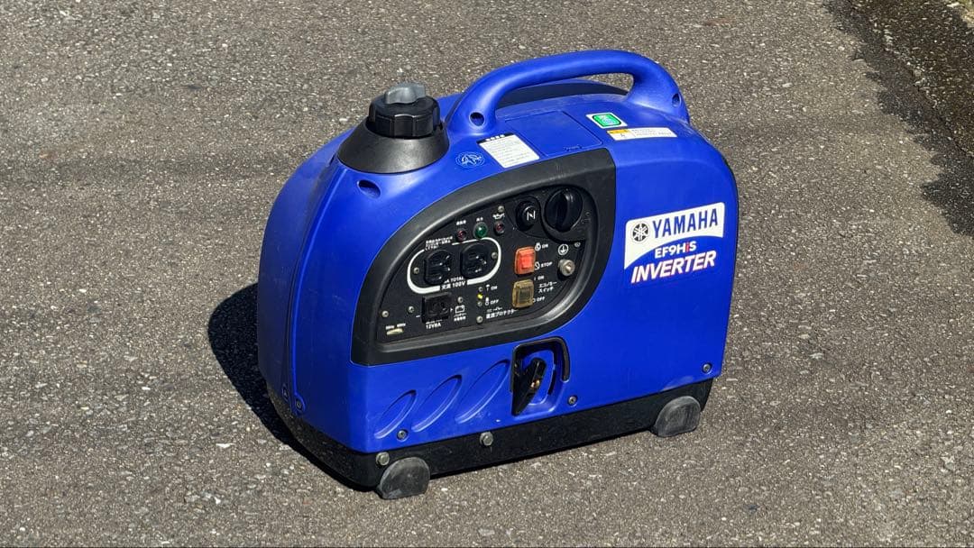 【手渡し】ヤマハインバーター 発電機 アウトドア 防災 キャンプEF900is