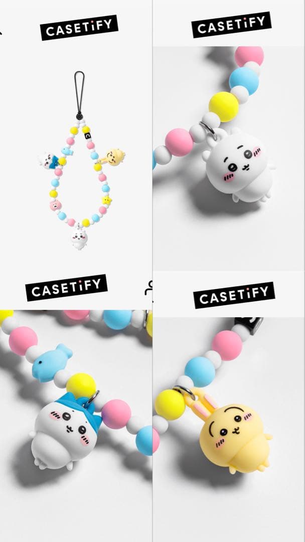 ちいかわ casetify スマホストラップ　ノベルティ　パスポートケース