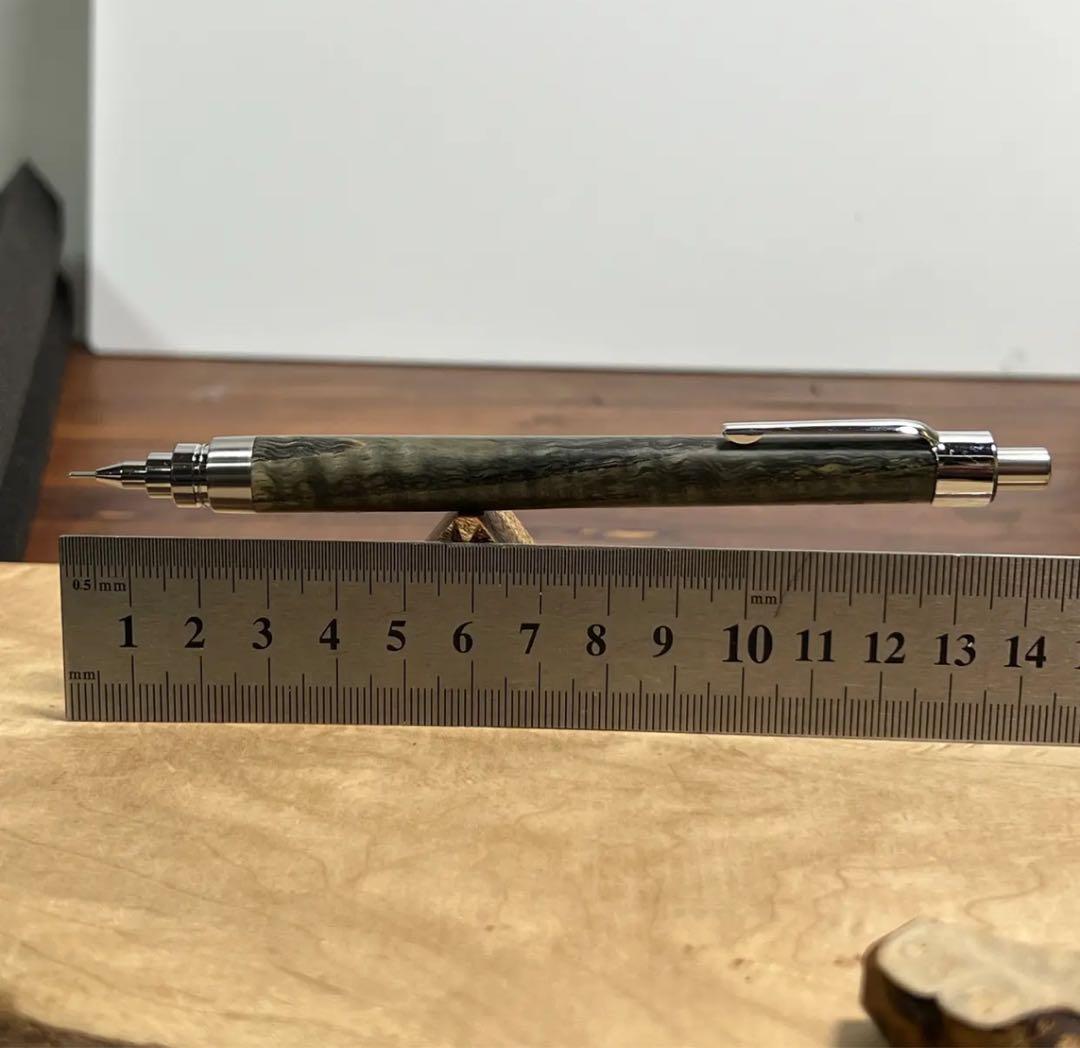 181タモ縮スタビ最強低重心ステンレス 細かい波ライトブラック handwood