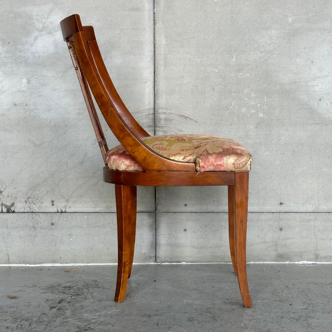 ✦ネオクラシカル様式✦透かし彫り×メダリオン装飾 ダイニングチェア アンティーク