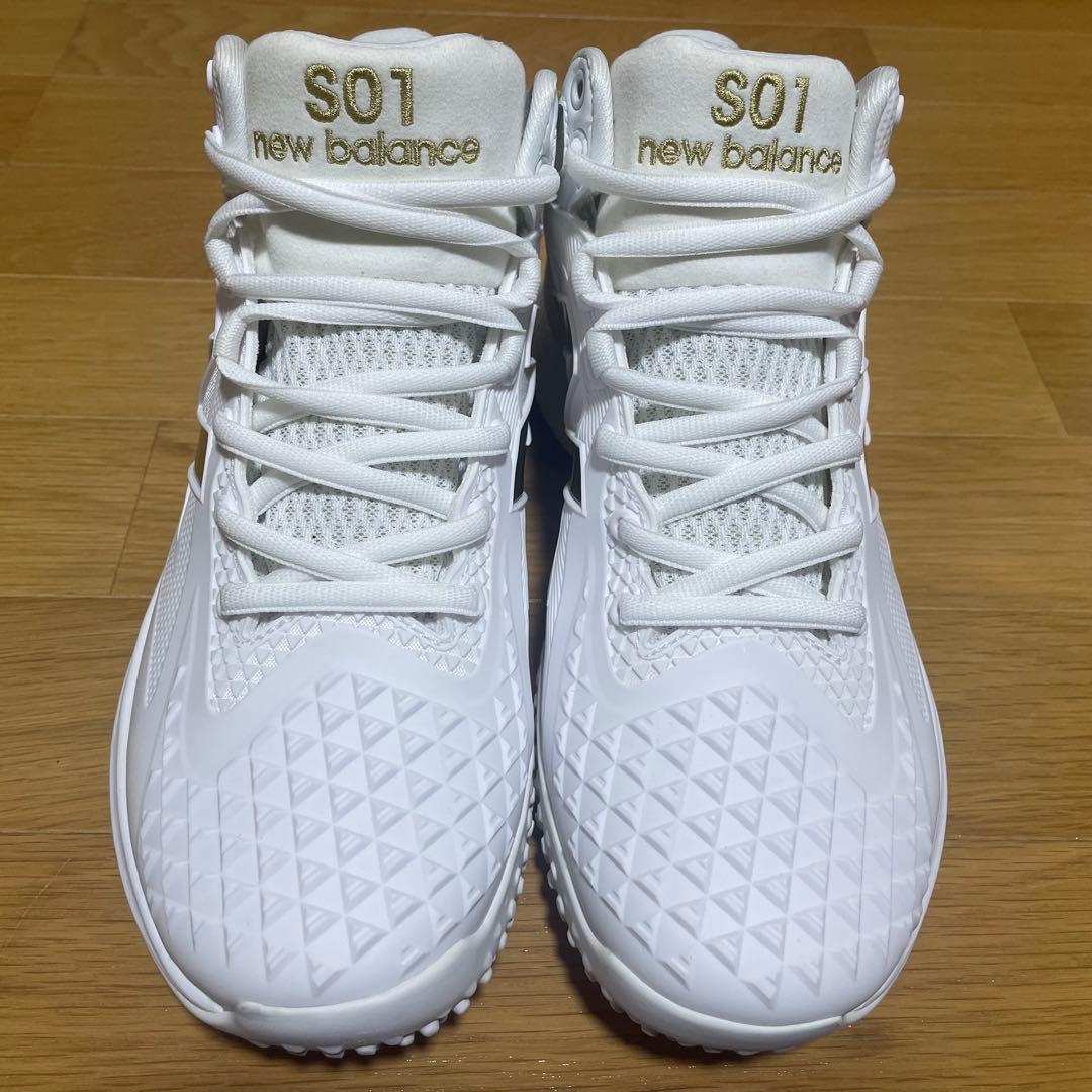 Ohtani v1 大谷翔平 ニューバランス ホワイト ゴールド 26.0㎝