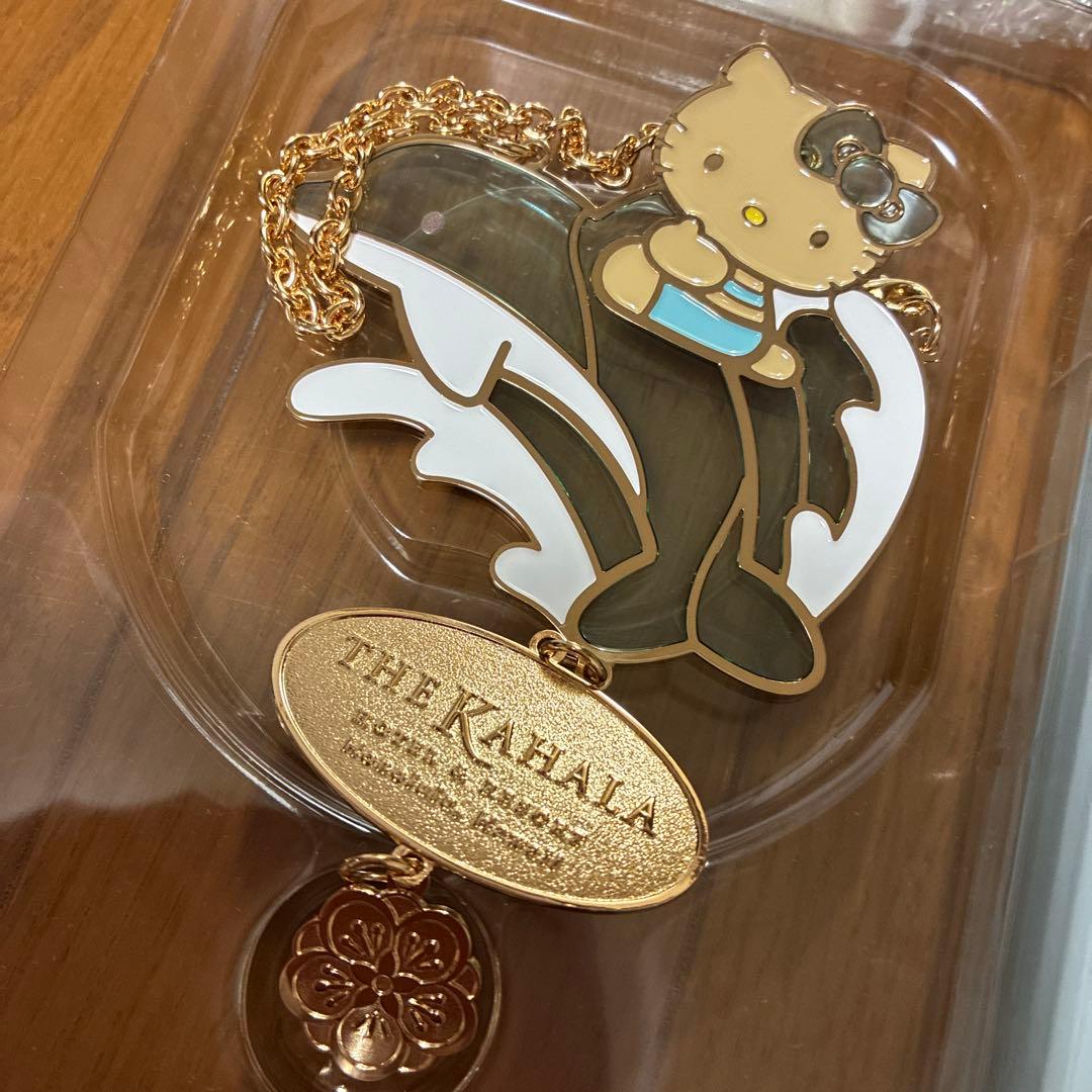 ハワイ　カハラホテル限定　日焼けキティ新品チャーム　オーナメント