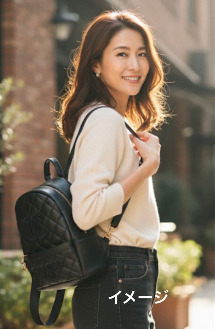 新品 シャネル ノベルティ ブラック リュック バッグ パック