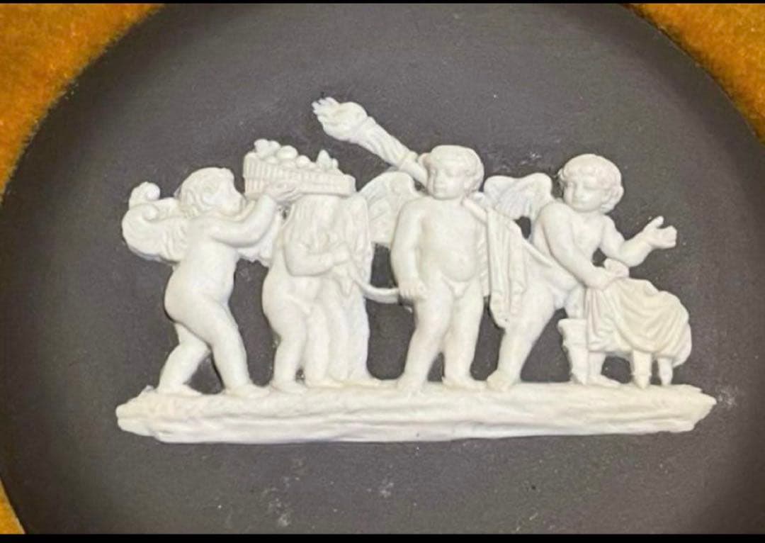 セール‼️イギリス　ヴィンテージ ウェッジウッド　ジャスパー　額装。現状