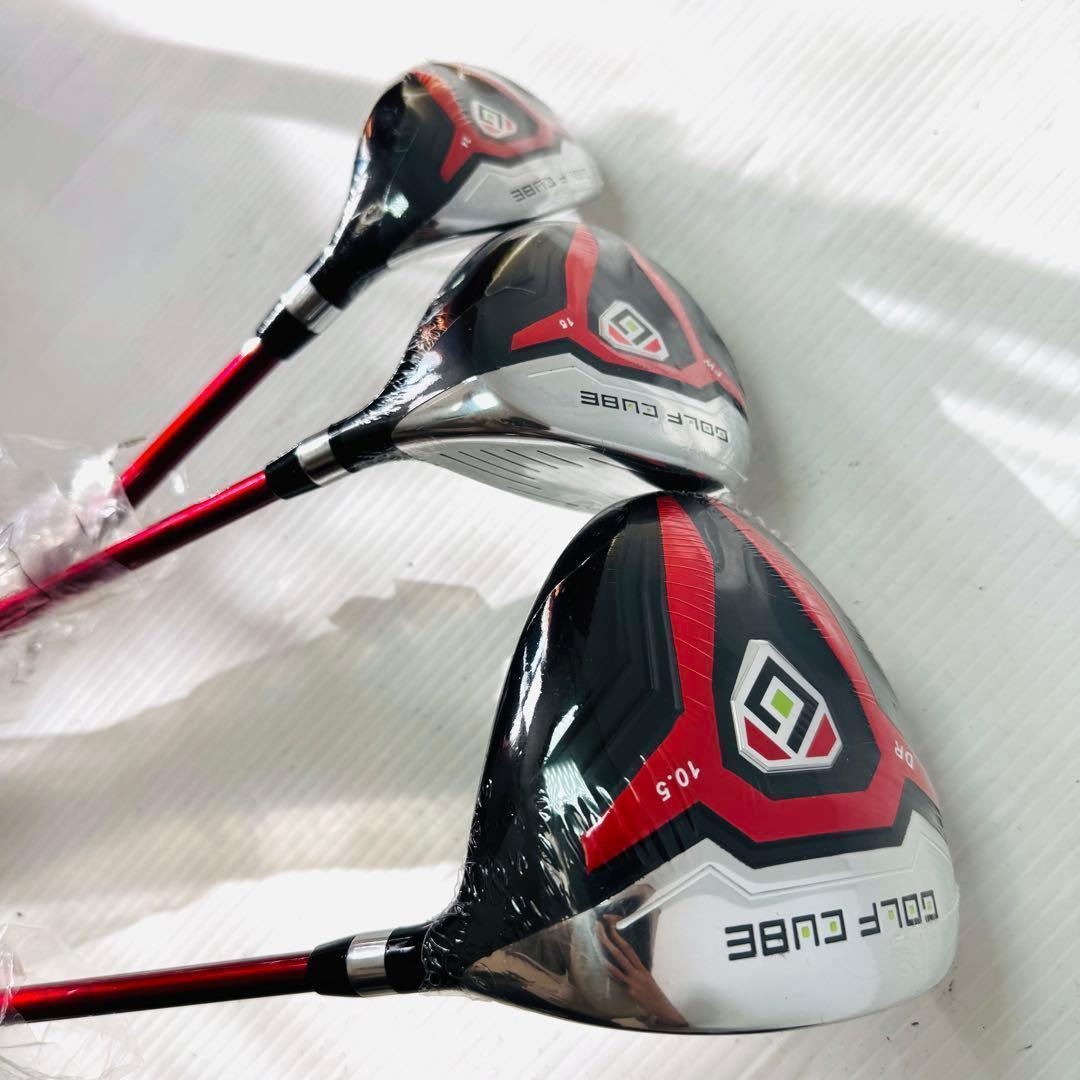 【新品未使用品】GOLF CUBE メンズ ゴルフクラブ フルセット