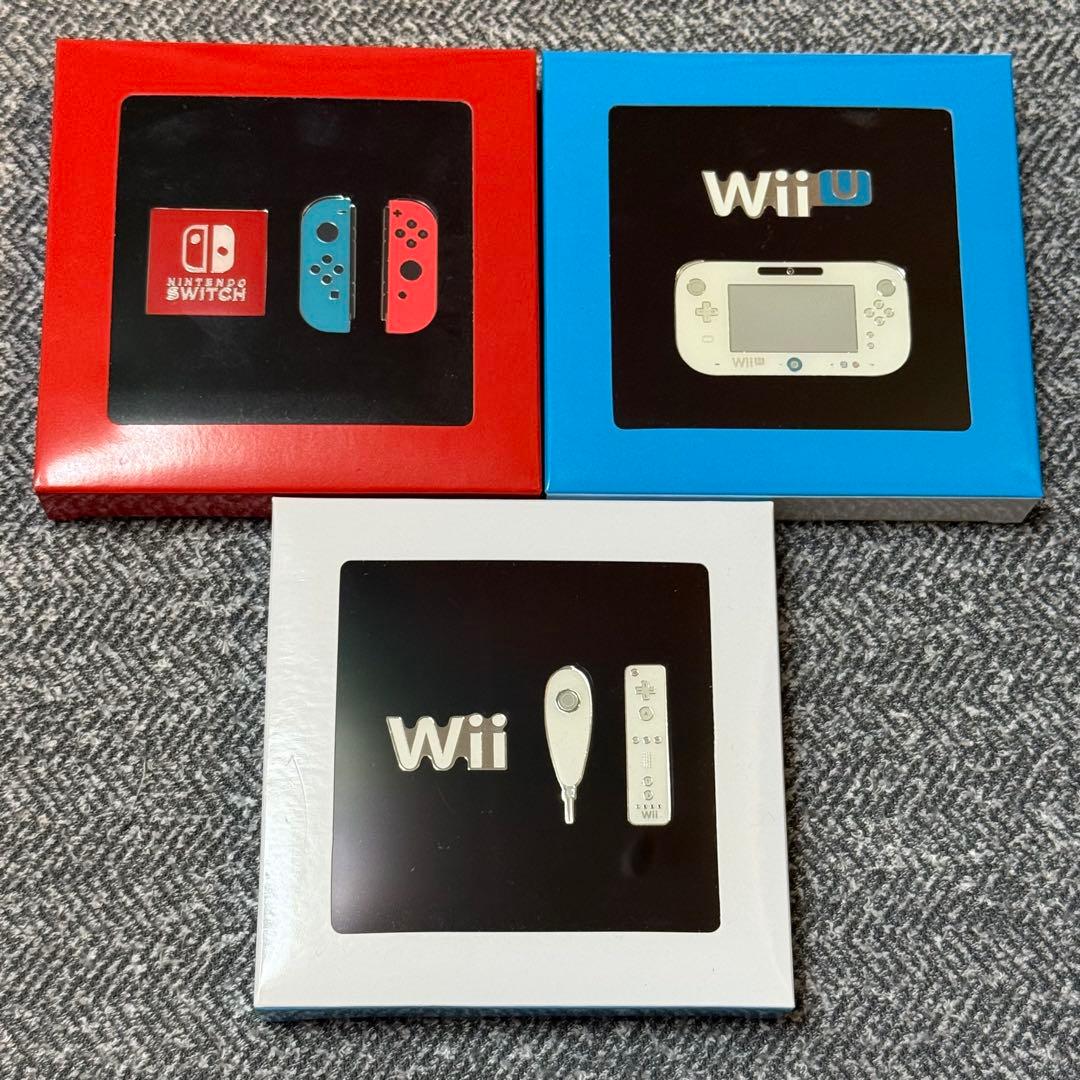 Nintendo Switch Wii U Wii ピンズセット　3点