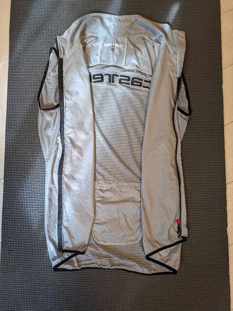 CASTELLI ARIA VEST ( アリア ベスト ) シルバーグレー L