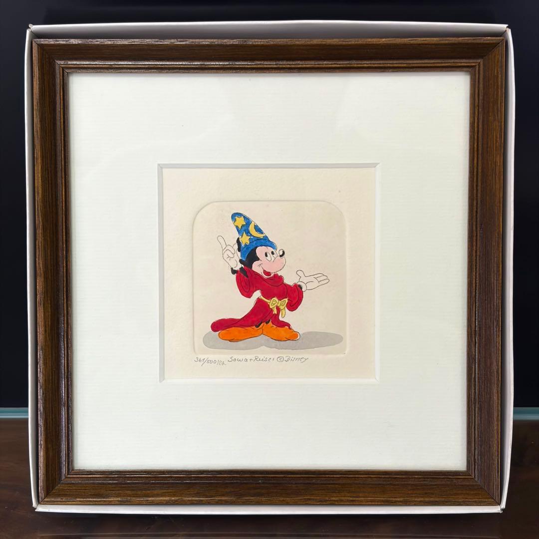Disney ドイツ製 限定エッチング 魔法使いの弟子 ミッキー 正規ライセンス