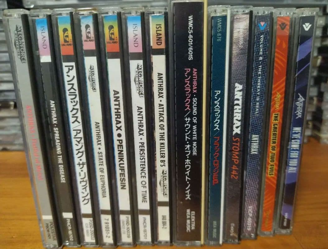 Anthrax CD まとめ売り 廃盤多数