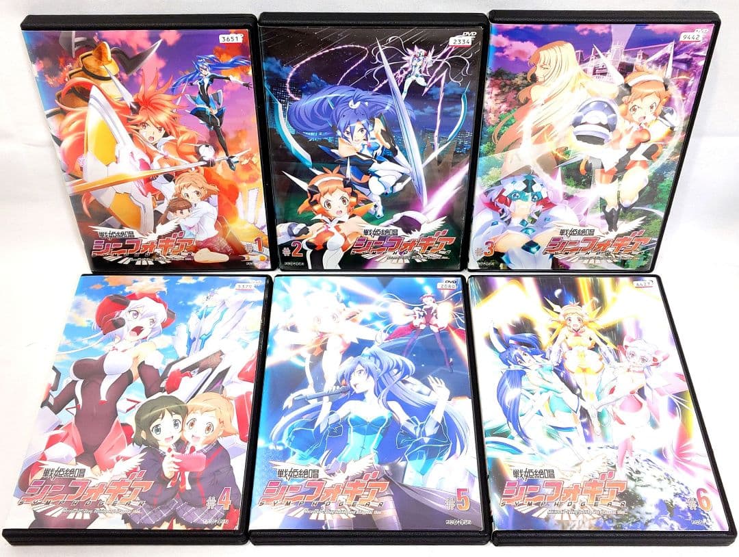 戦姫絶唱シンフォギア【1期〜5期】DVD 全30巻セット