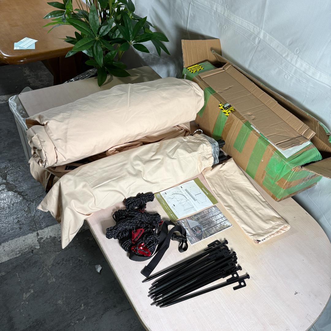 TOMOUNT タープ 大型TCシェード TCタープ 日よけ 大空間 サンシェル