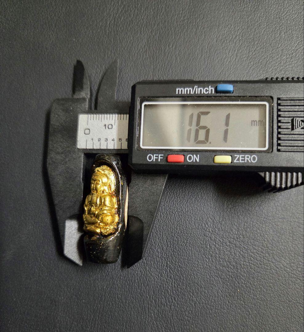 924　天珠　 観音天珠　金色仏像　 陰陽　太極　dzibeads！