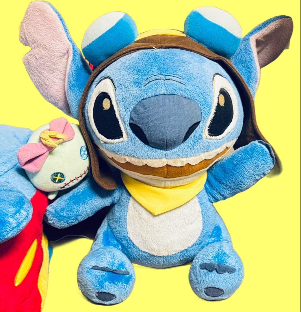 スティッチ ぬいぐるみ 飛行機 パイロット