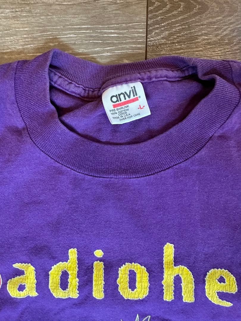 Radiohead Pablo Honey Tour Tシャツ