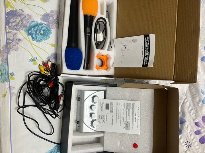 家でカラオケセット