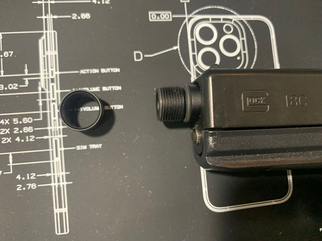 東京マルイ Glock 18C ガスブロガン 9x19 光学サイト搭載