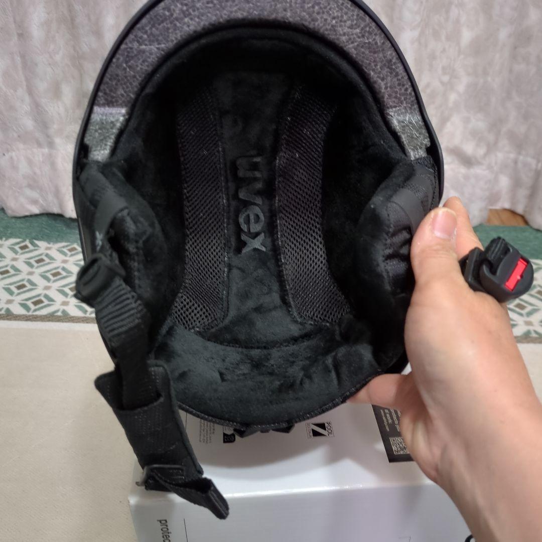 uvex スキー用ヘルメット ブラック Mサイズ