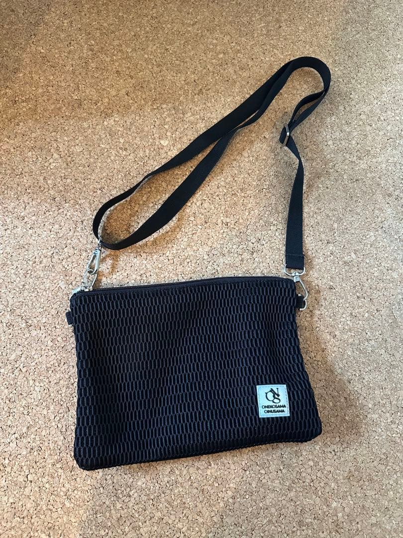 犬猫 ペットキャリー、スリング、バッグ ONEKOSAMA OINUSAMA、黒