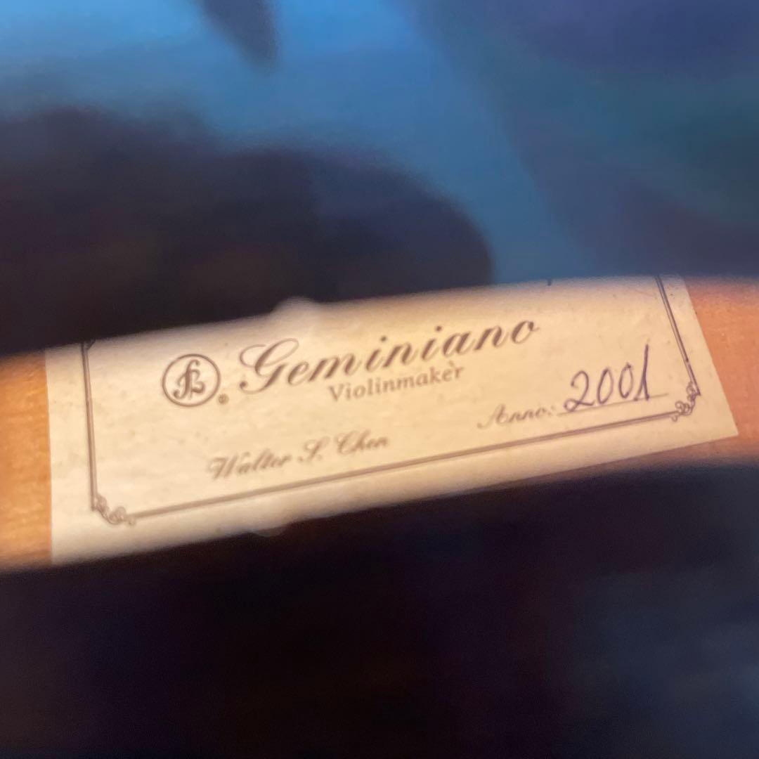 Geminiano 120 バイオリン 4/4サイズ ARCHET 弓 付属