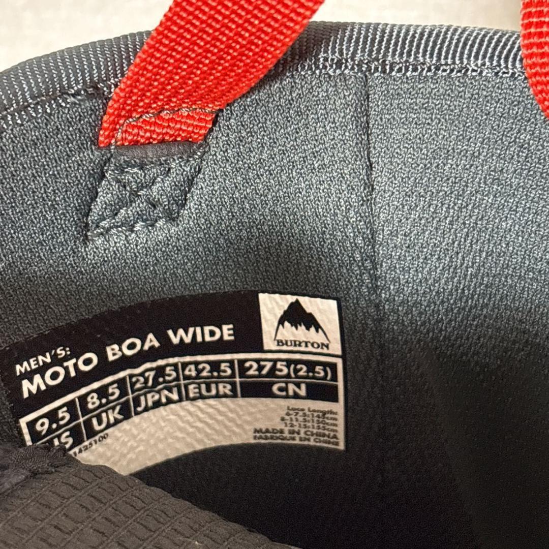 【未使用】MOTO BOA WIDE BURTON 27.5cm