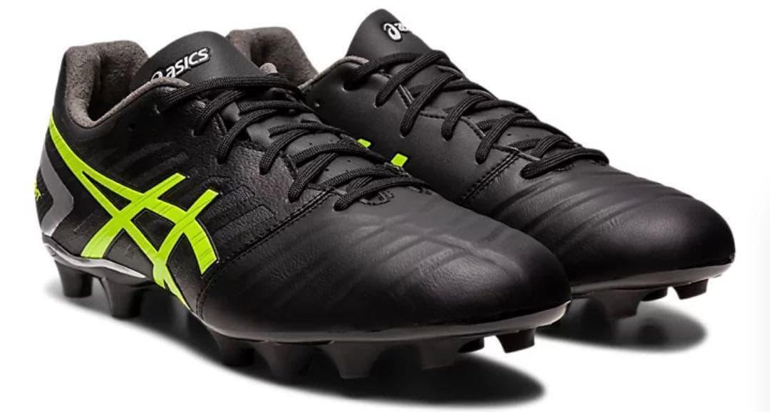 新品　asics DS LIGHT サッカー　スパイク　黒　黄色　27.5cm