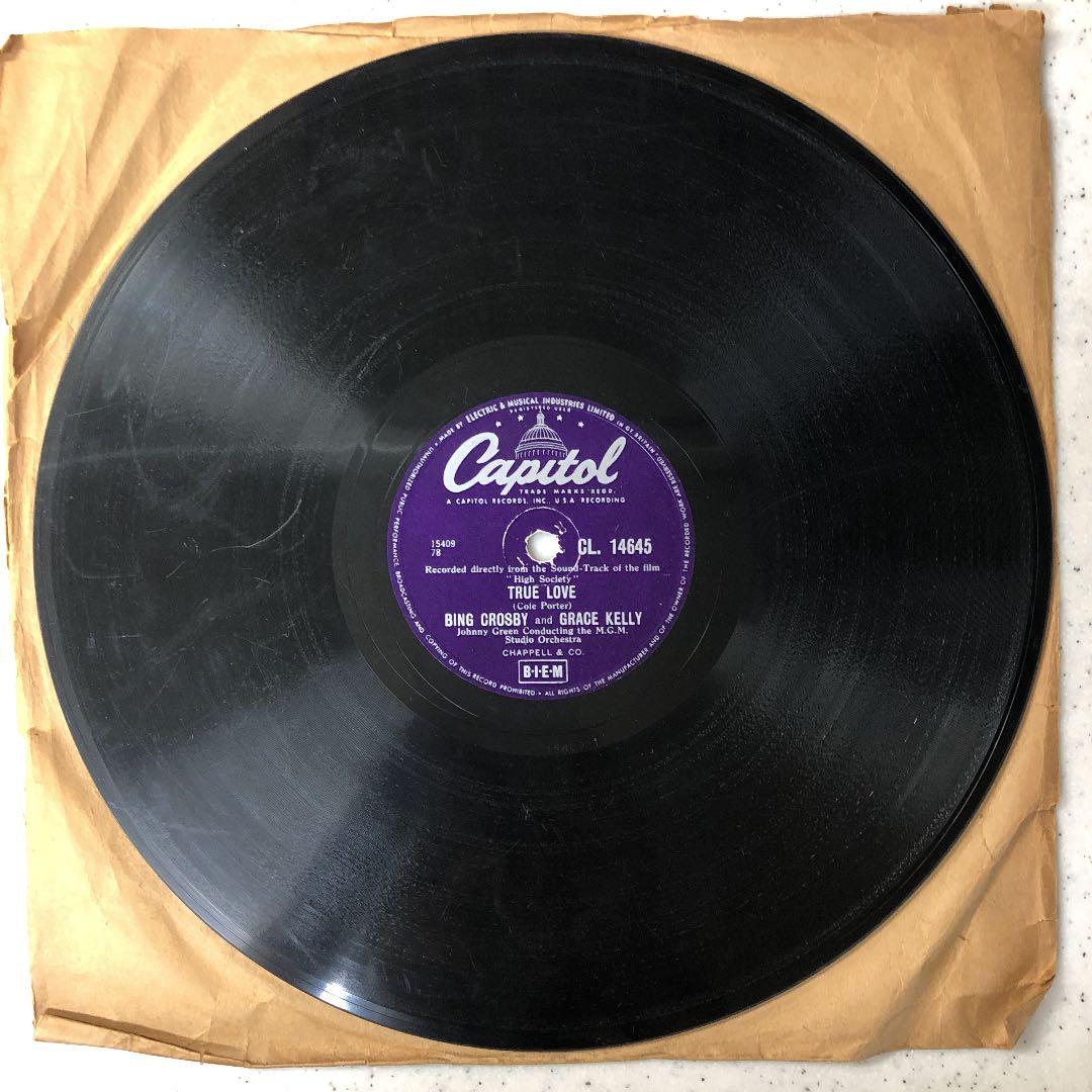 超稀少‼︎! 英国盤 元モナコ公妃 GRACE KELLY 10インチ SP盤