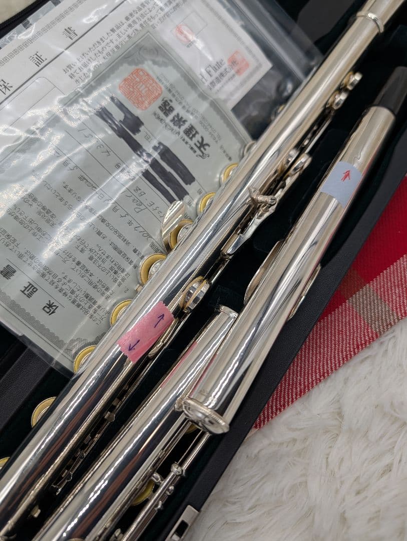 美品Pearl Flute ブリランテ PF-525E-BZ 本体、ケース2種付