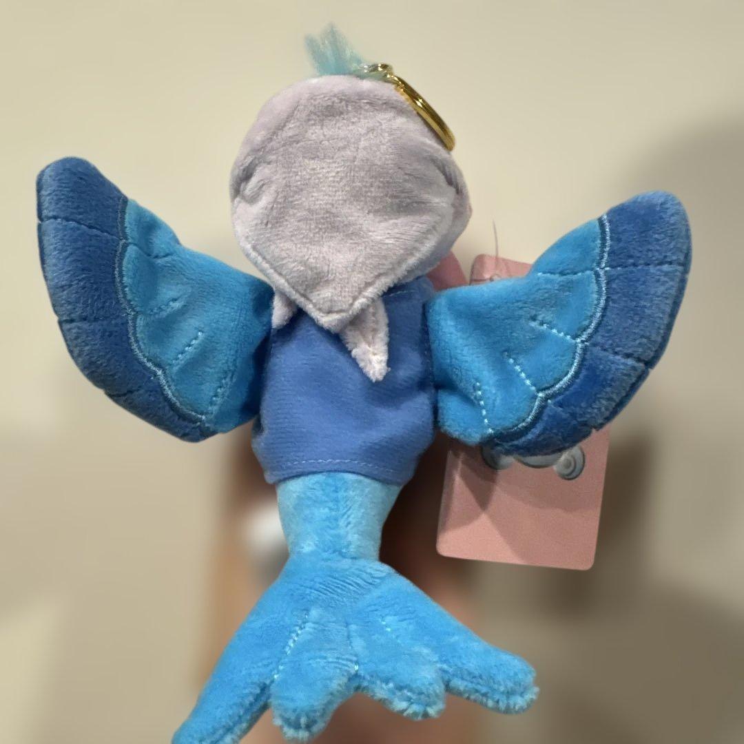 ディズニーストア　シンデレラ　青い鳥　ぬいぐるみキーホルダー　75周年