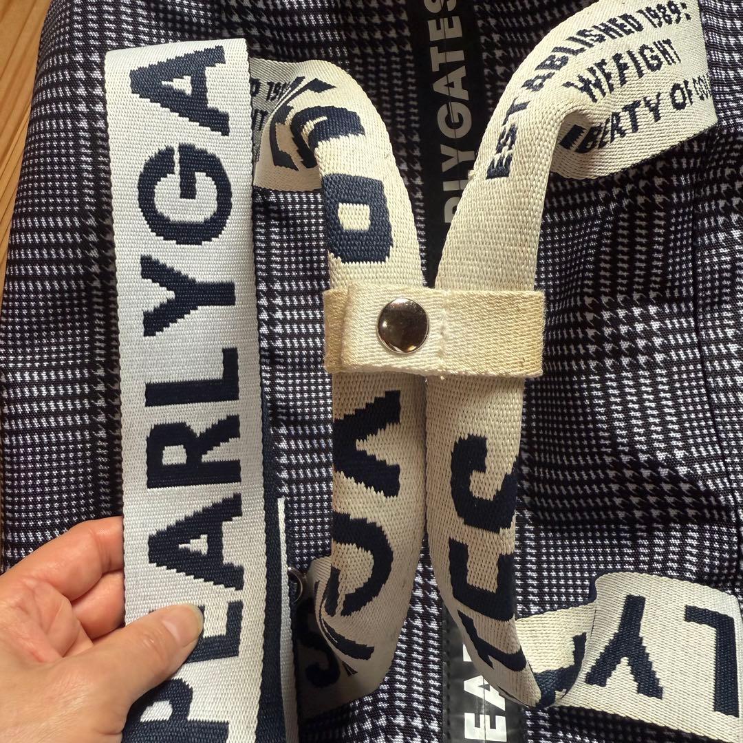 パーリーゲイツ ／ グレンチェック ボストンバッグ ロッカーバッグ