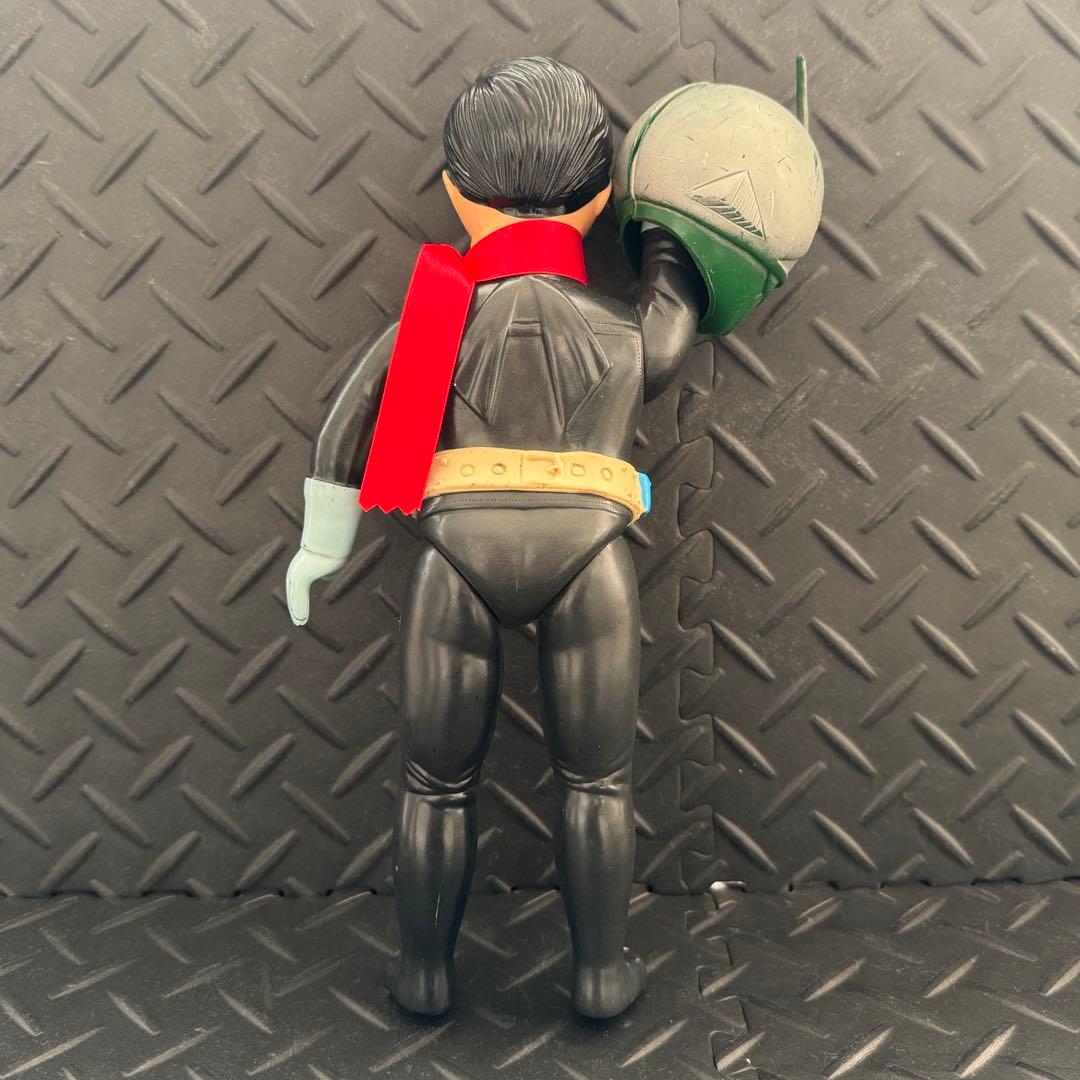 旧バンダイ 仮面ライダー1号 面取れ ソフビ【当時物】