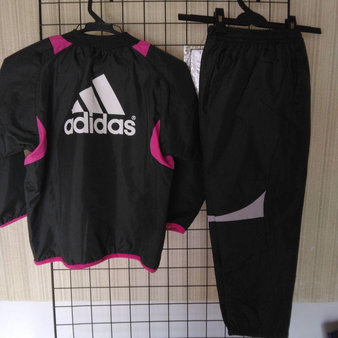 adidas JR用ウオーマーピステ上下 ブラック/ユニバース 120新品未使用