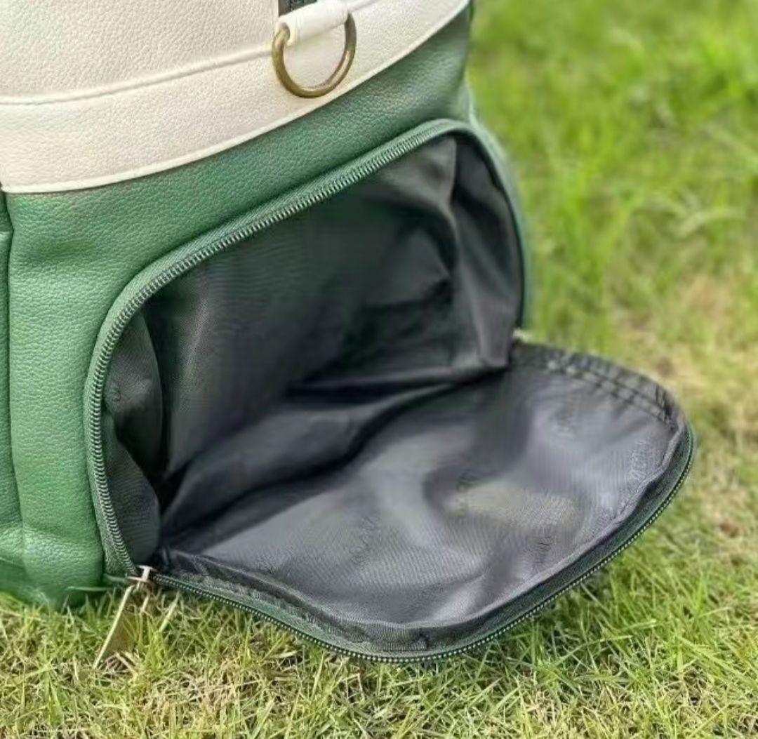 マルボンゴルフ ボストンバッグ ラウンドバッグ 軽量 グリーン/ホワイト選べる