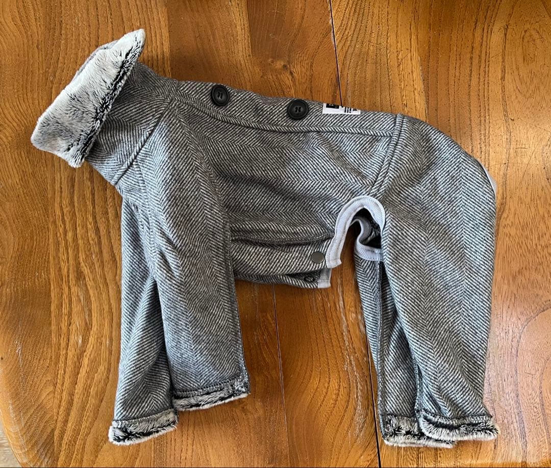 ピムリコ【新品】イタグレ ロンパース＊ヘリンボーンオールインワン