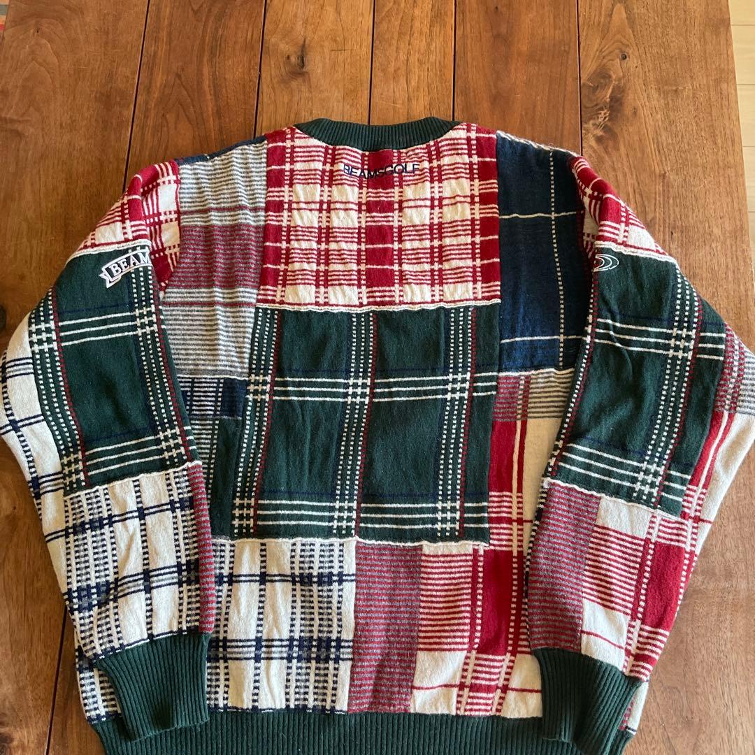 ビームスゴルフ セーター　ウールメンズ XL ゴルフウェア BEAMS GOLF