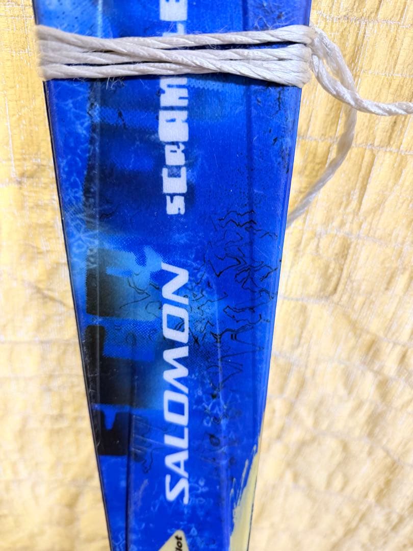 SALOMON SCREAMER スキー 青　145センチ送料込み