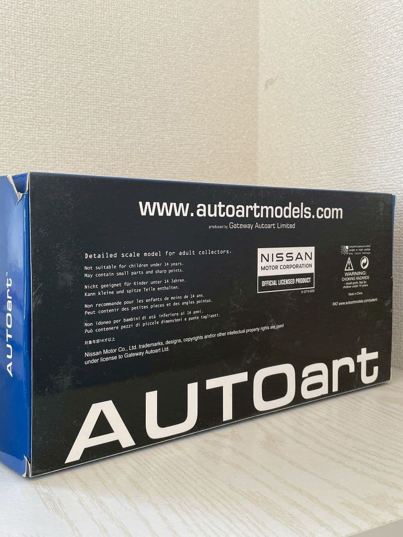 オートアート 1/18 GT-R R34 湾岸ブルー BBS LMモデル