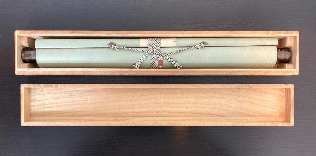 武者小路実篤「花鳥画」掛軸 紙本：文化勲章受章