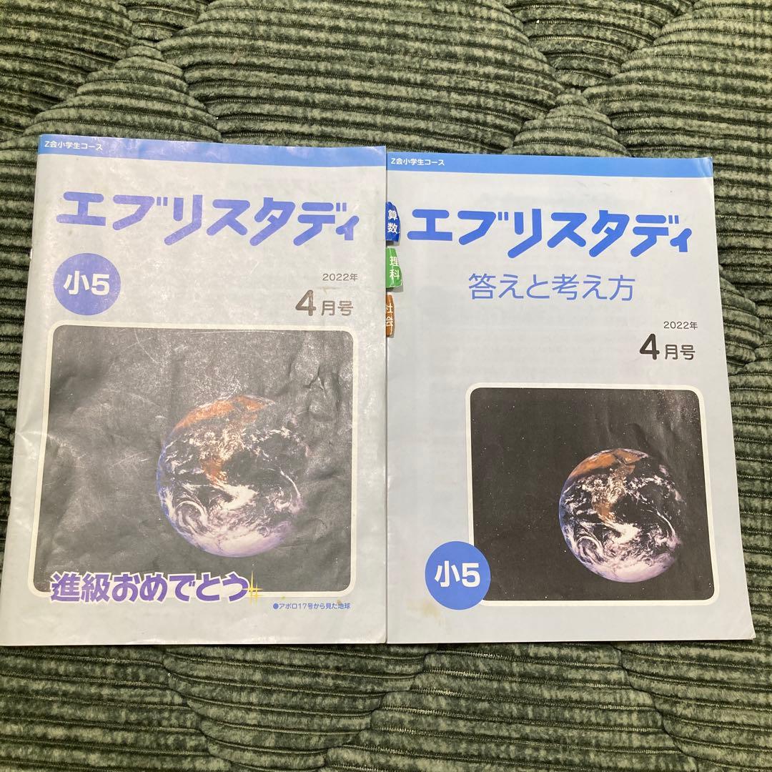 小学5年　Z会エブリスタディ 1年分