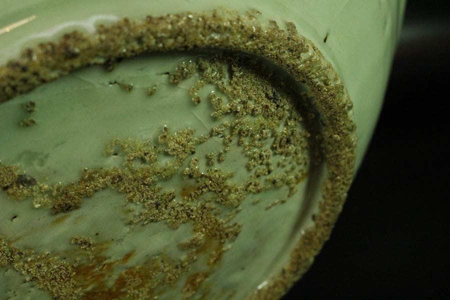 中国美術 白磁 刻 三魚紋 盤 φ31.5cm 明(K-XA764)