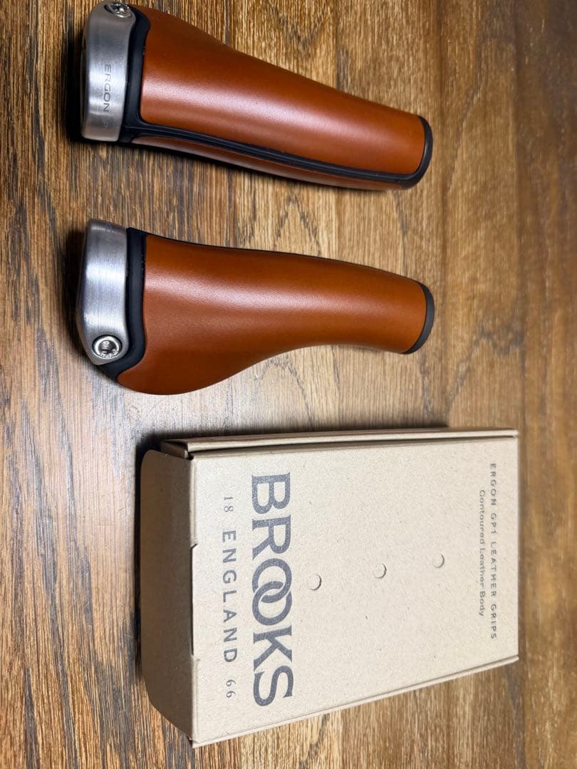 BROOKSERGON GP1 LEATHER GRIPS エルゴン ハニー