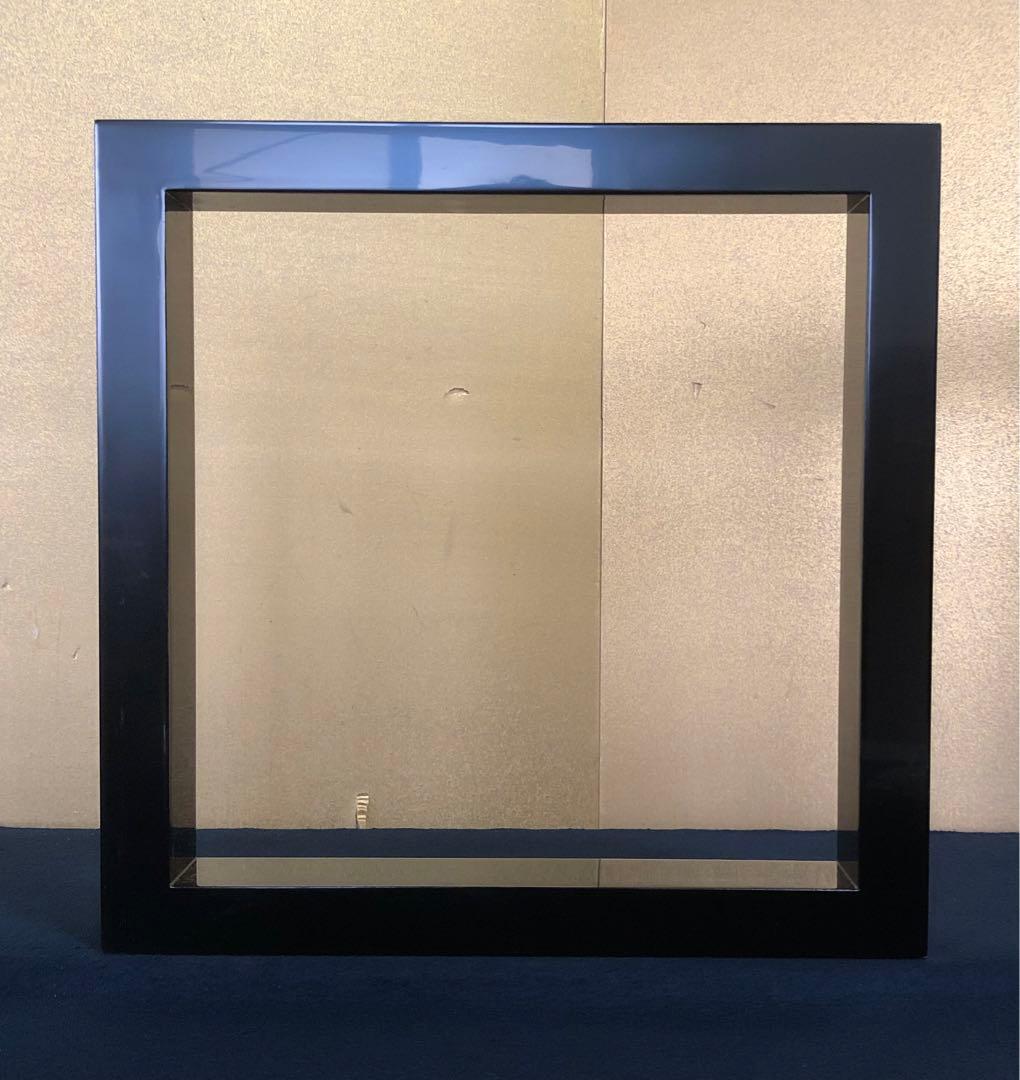 《R》輪島塗 黒真塗 炉縁 松本光栄堂 証紙 共箱 260108き1