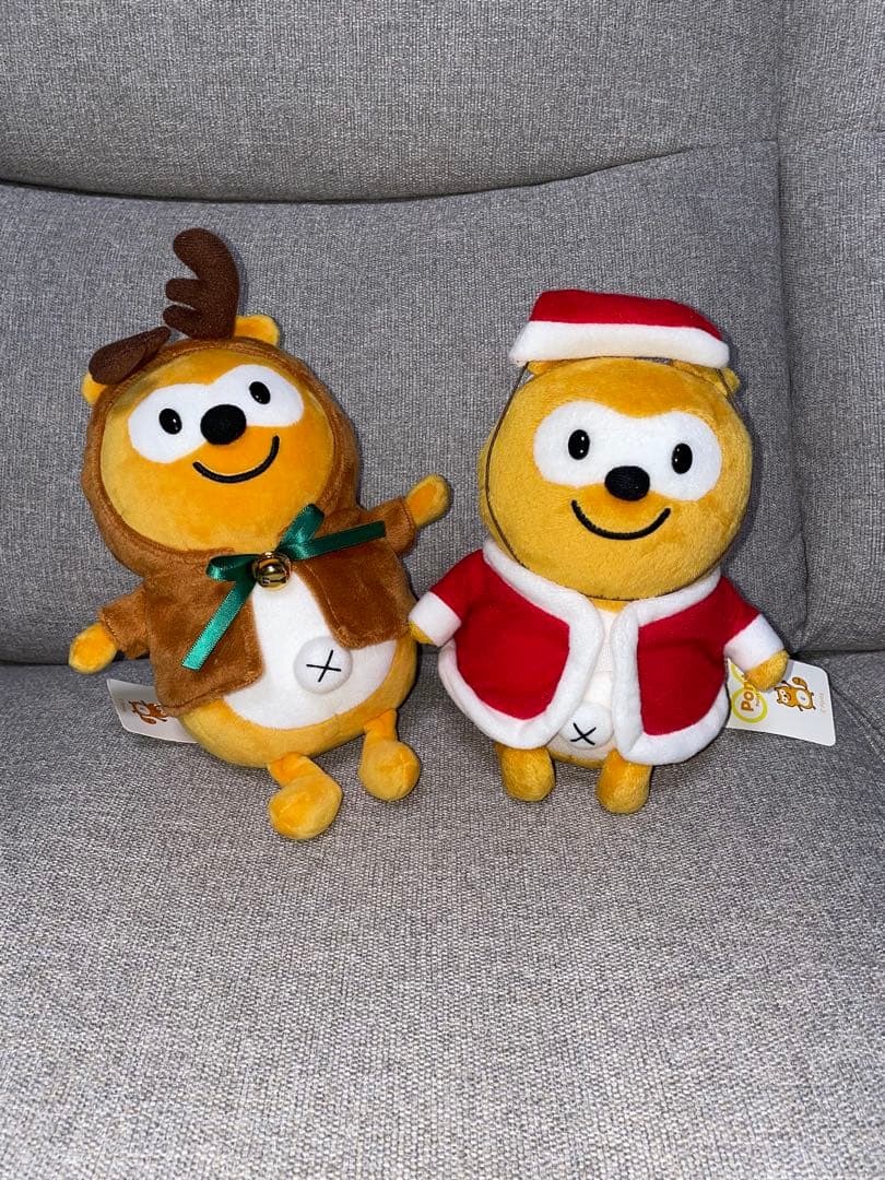 LAWSON ポンタ　ぬいぐるみ　サンタ　トナカイ　クリスマス　限定 非売品