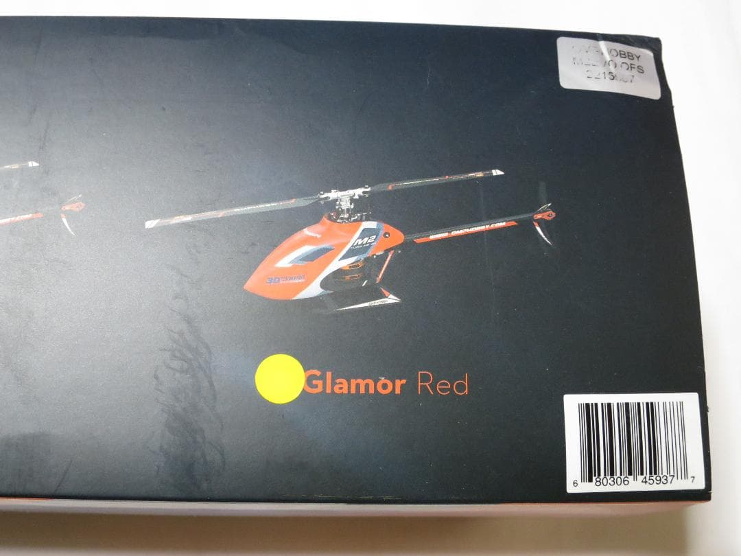 美品 OMPHOBBY M2 EVO Glamor Red レッド エボ ヘリ