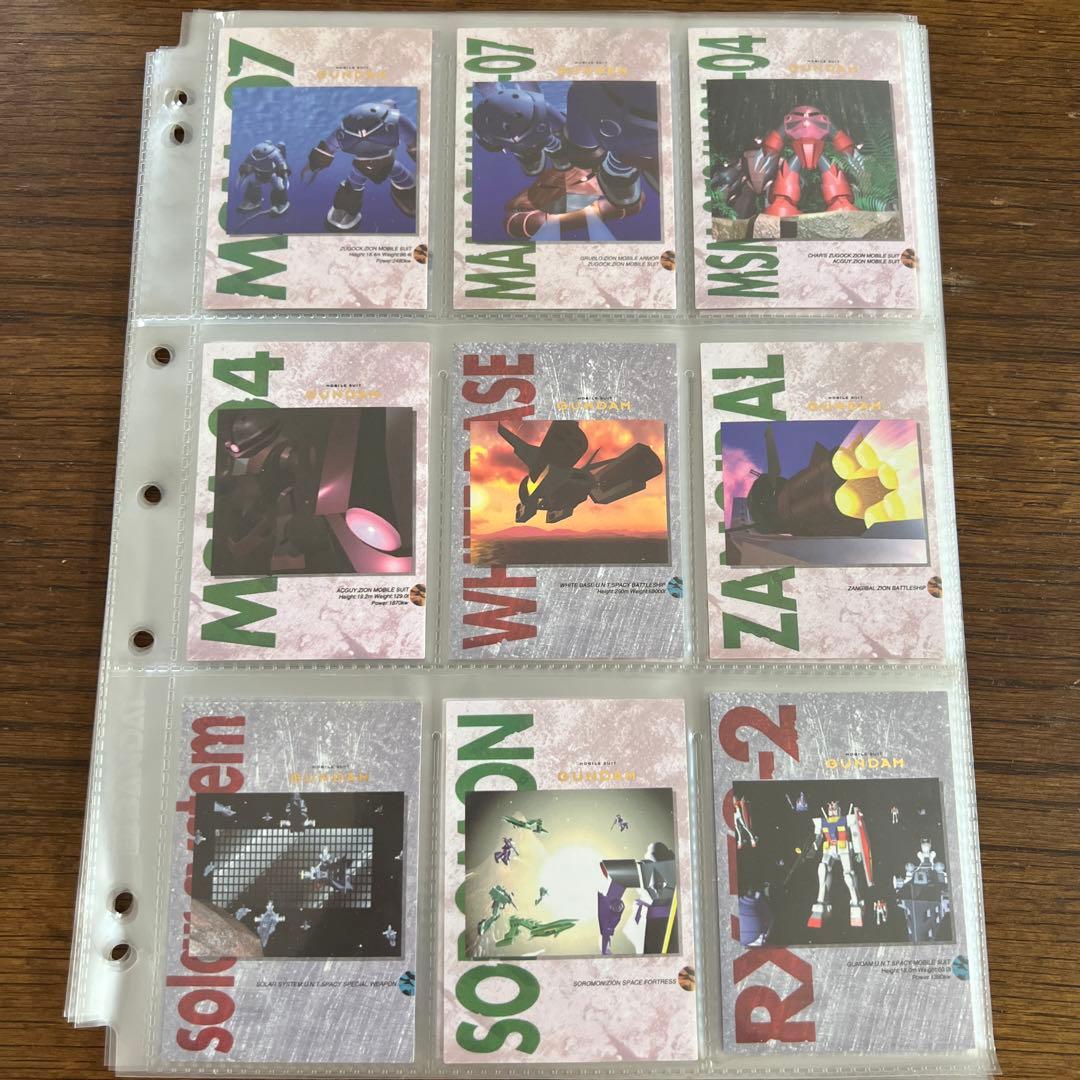 カードダスマスターズ　カード　モビルスーツガンダム　セミコンプセット　125種