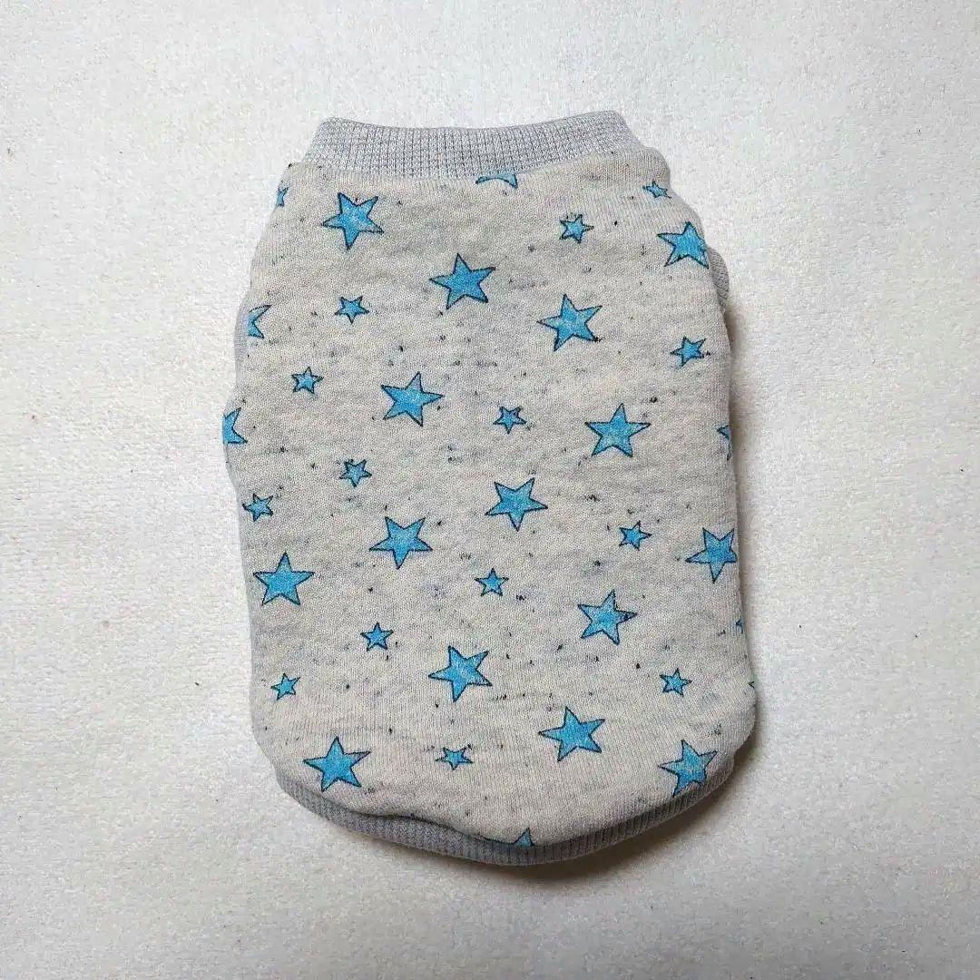 犬服 S わんこの普段着　水色の星