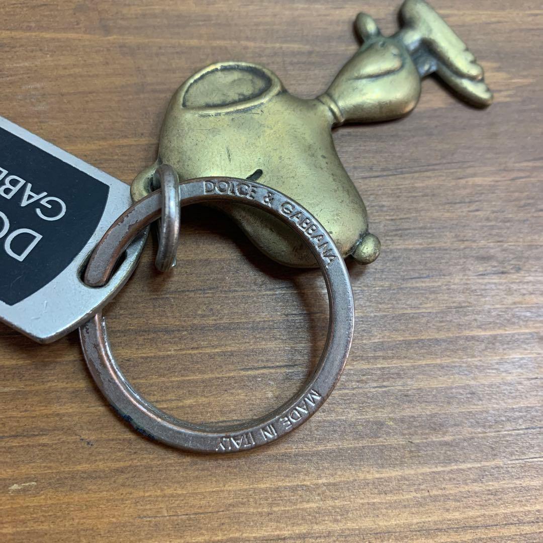 スヌーピー 真鍮キーホルダービンテージ ドルガバ付き